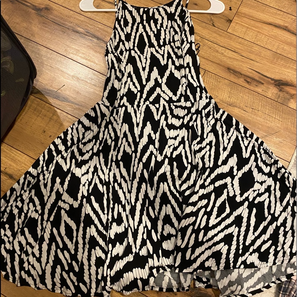 Black and white dress